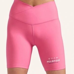 Peloton Pink Bike Shorts with Compression Fit